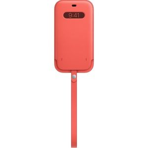 iPhone 12 Pro Max Leather Sleeve MagSafe-Pink Citrus